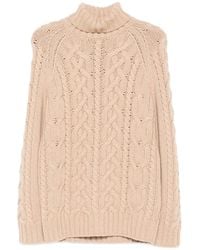 Brunello Cucinelli - Cable-Knit Roll-Neck Cashmere Sweater - Lyst