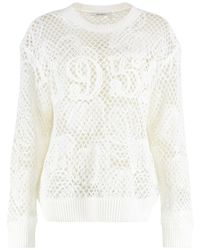 Max Mara - Farea Cotton Crew-Neck Sweater - Lyst