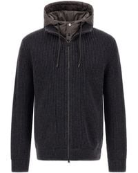 Herno - Wool Cardigan - Lyst