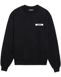 Jacquemus - Crewneck Sweatshirt With Grosgrain Logo - Lyst