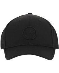 Stone Island - Cap With Compass Logo - Lyst