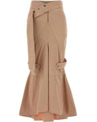 Blumarine - Light Pink Denim Skirt - Lyst