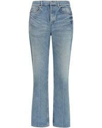 Saint Laurent - Mid-Rise Straight Jeans - Lyst