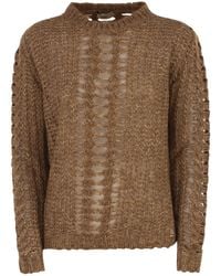 Herno - Crew Neck Knitted Jumper - Lyst
