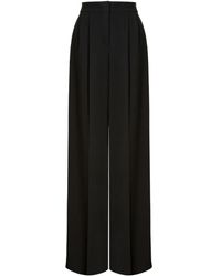 Alberta Ferretti - Cady Stretch Wide Leg Trousers - Lyst