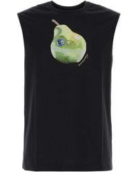 Burberry - Stretch Cotton Tank Top - Lyst