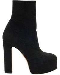 Casadei - Leather Rubber Boots - Lyst