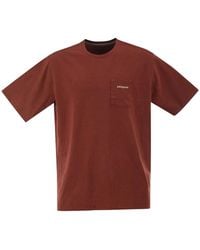 Patagonia - Recycled Cotton T-Shirt With Graphic Logo - Lyst
