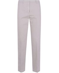 Peserico - Strech Gabardine Trousers - Lyst