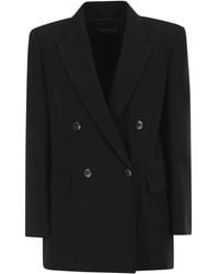 Max Mara - Mstbaobab – Double-Breasted Triacetate And Polyester Blazer - Lyst