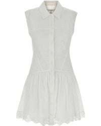 FRAME - The Embroidered Day Dress - Lyst