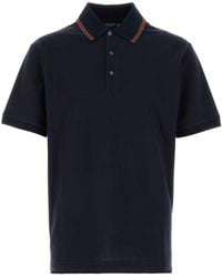 Gucci - Cotton Piqué Jersey Polo Shirt - Lyst
