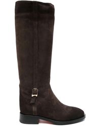 Santoni - Suede Boots - Lyst