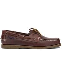 Sebago - "Dockside Portland Waxed" Lace-Up Loafers - Lyst