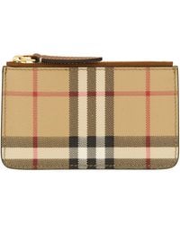 Burberry - Check Purse - Lyst