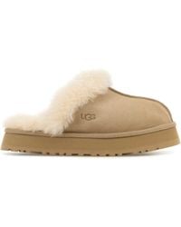 UGG - Disquette Suede Platform Clogs - Lyst