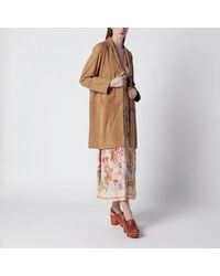 SWD by S.w.o.r.d. - Long Suede Leather Jacket - Lyst