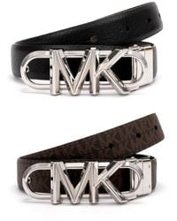 Michael Kors - Reversible Monogram Belt - Lyst