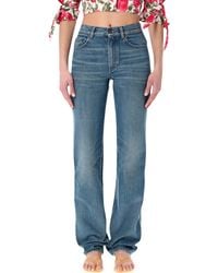 Chloé - Straight Denim Jeans - Lyst