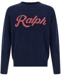Polo Ralph Lauren - Intarsia Logo Sweater - Lyst