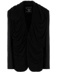 Y. Project - Y Project Draped Hood Blazer - Lyst