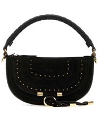 Chloé - Suede Mini Marcie Shoulder Bag - Lyst