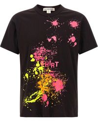 Comme des Garçons - Comme Des Garcons Shirt Paint Splash T-Shirt - Lyst