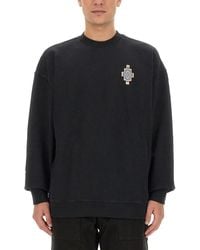 Marcelo Burlon - Optical Cross Sweatshirt - Lyst