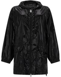 Laminar - Parka Corto Con Cappuccio - Lyst