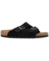 Birkenstock - Zurich Suede Sandals - Lyst
