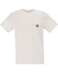 Carhartt - Cotton T-Shirt With Pocket - Lyst