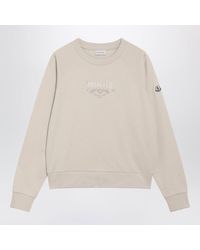 Moncler - Light Sweatshirt With Logo Embroidery - Lyst