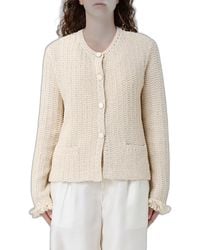 Emporio Armani - Cotton Blend Blazer Jacket - Lyst