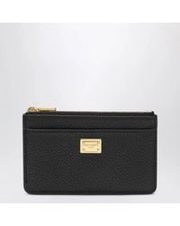 Dolce & Gabbana - Dolce & Gabbana Dauphine Calf Leather Card Holder - Lyst
