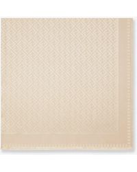 Fendi - Ff Jacquard Cotton Shawl - Lyst