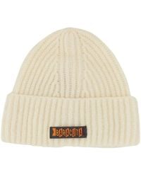 Baracuta - Beanie Hat With Logo Patch - Lyst