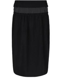 Maison Margiela - Four Stitches Midi Skirt - Lyst