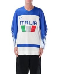 Nike - Italy Replica Hockey Jersey Tee - Lyst