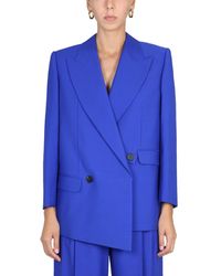 McQueen - Structured Double-Breasted Jacket - Lyst