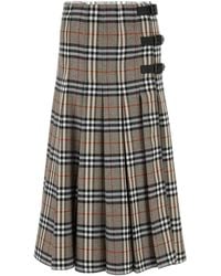Burberry - Skirts - Lyst