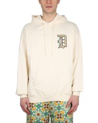 Drole de Monsieur - Hooded Sweatshirt With Logo - Lyst