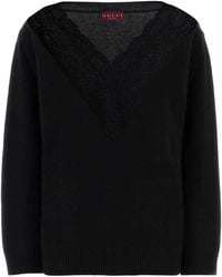 Gucci - Wool Blend Oversize Sweater - Lyst