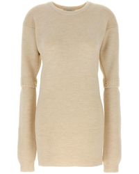 Lemaire - Knitted Dress With Removable Sleeves - Lyst