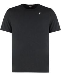 K-Way - Adame Cotton Crew-Neck T-Shirt - Lyst
