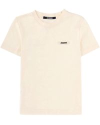 Jacquemus - Grosgrain Short Sleeve T-Shirt - Lyst