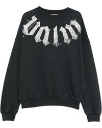 Palm Angels - Big Neck Logo Loose-Fit Sweatshirt - Lyst
