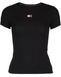 Tommy Hilfiger - Slim Badge Rib Tee - Lyst