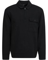Vince - Cotton Blend Polo Shirt - Lyst