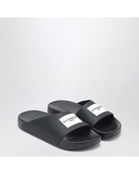 Givenchy - Label Flat Mules - Lyst