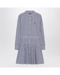 Polo Ralph Lauren - And Striped Shirt Dress - Lyst